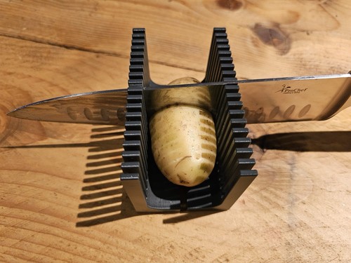 Hasselback potato slicer 3d - hasselback,
