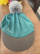 Le Mieux peacock green hat