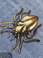 VINTAGE SOLID BRASS SPIDER