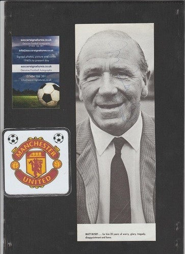 Matt busby signed 1945 - signed, 1945-69