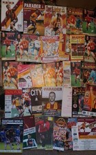 32 Bradford City Programmes Cup And League 2 Team sheets