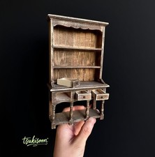 1:12 Scale Dollhouse Miniatures Furniture Vintage Cabinet Bookcase Living Room