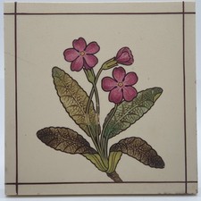 Antique Fireplace Tile Hand