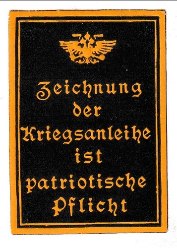 Austria war bonds label - austria,