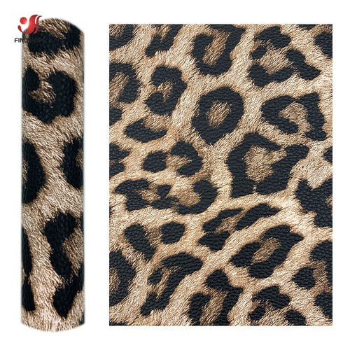 Leopard print faux leather - print,