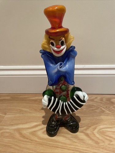 1970s murano glass clown - 1970s,