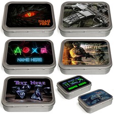 Personalised Tobacco Tin Gamer