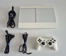 Sony Playstation 3 PS3 Super Slim 500GB Video Game Console White PAL CECH-4204A