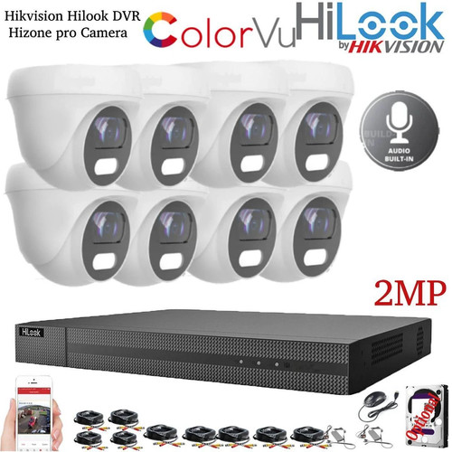 Hikvision 1080p colorvu audio - hikvision,