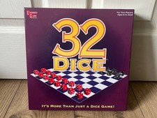 32 Dice Board Game by University Games - Complete / VGC