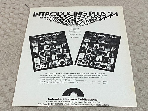 Keyboard organ advert - advert, 11x8"