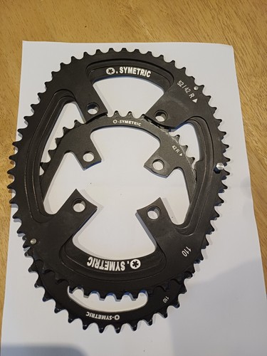 Symetric oval chainrings - oval,