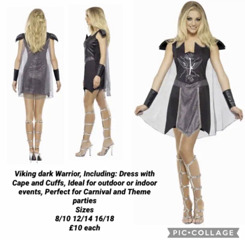 Viking dark warrior ladies - viking,