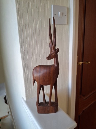 Hand carved wood sculpture - carved,