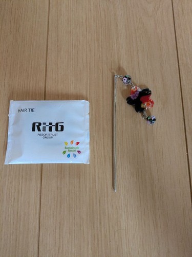 Japanese floral hairpin with