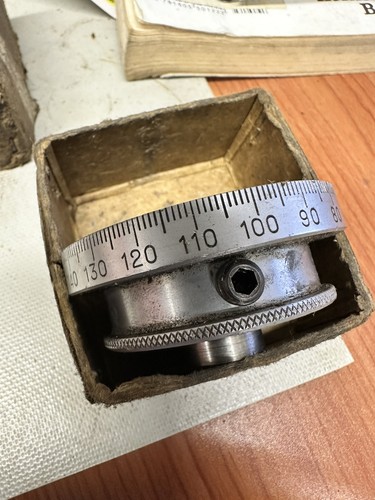 Harrison cross slide - , dial