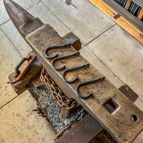 Set hand forged hooks - set, hand-forged