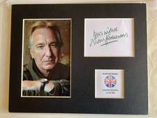 Autographed Display of Actor