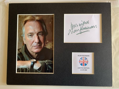 Autographed display actor - autographed,