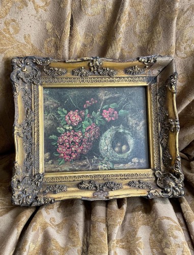 Antique still life - still, oil