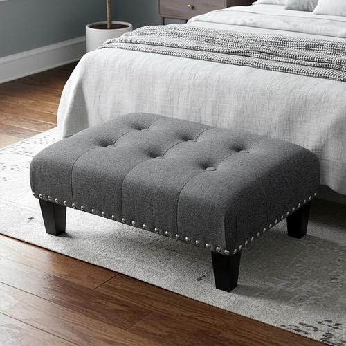 Upholstery footstool linen - upholstery,