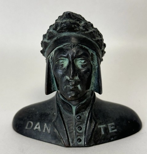 Antique miniature bronze bust - miniature,