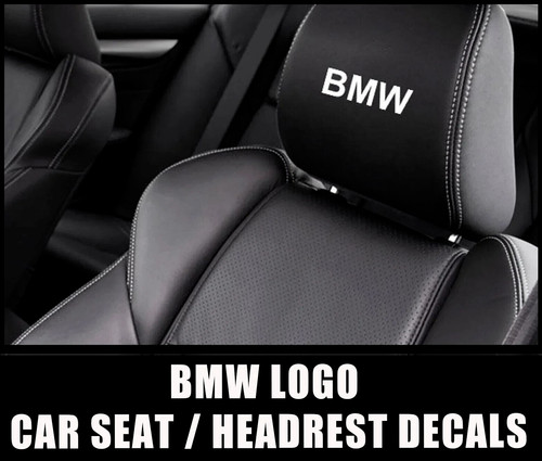 Bmw car seat decals - bmw,