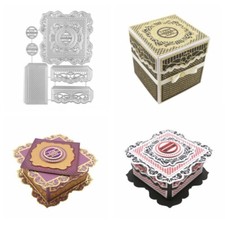 Lace Frame Gift Box Metal Cutting Dies For DIY Scrapbooking Craft Card Making