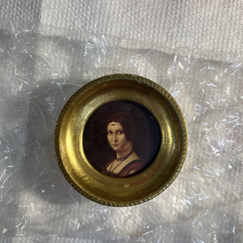 Antique miniature painted - antique,