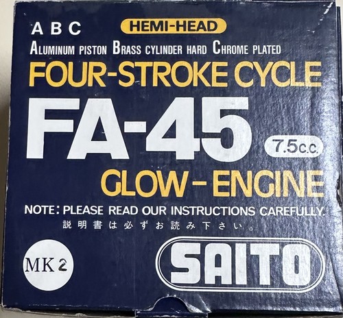 Vintage saito 5cc - 7.5cc, glow