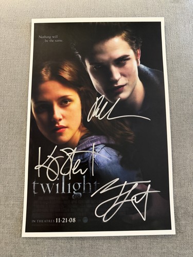 Twilight poster signed - poster, by