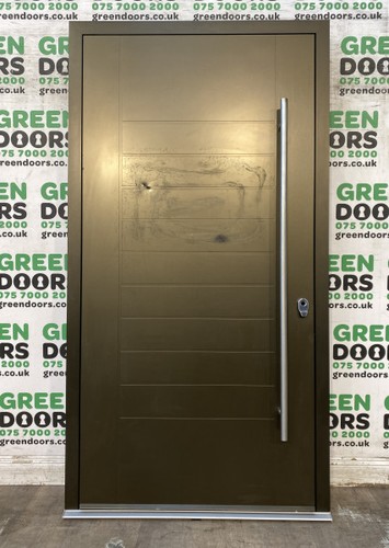 Designer aluminium front door - aluminium,