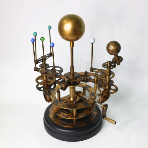 Antiqued brass orrery - orrery, —