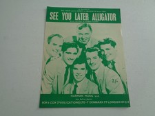 SHEET MUSIC - SEE YOU LATER