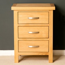 London Oak Bedside Table 3