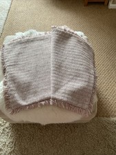 Two Pale Pink Cushion Covers Size 18” X 18”