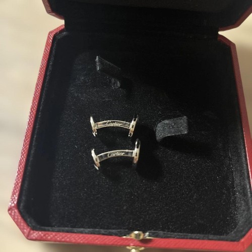 Cartier cufflinks silver - cartier,