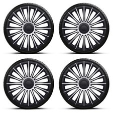 Wheel Trims 15" Black & Silver