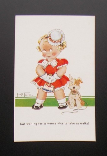 Vintage postcard artist kit - postcard,