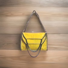 Vera Pelle Italian Leather Bag - Mustard