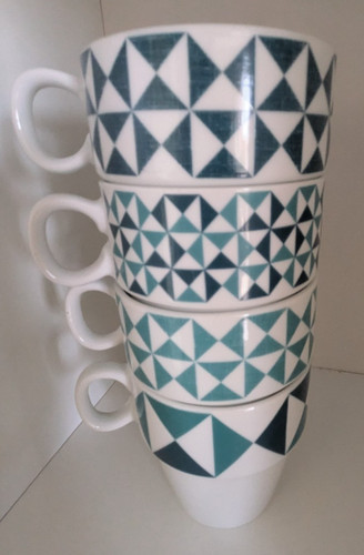 Next set stacking mugs white - set,