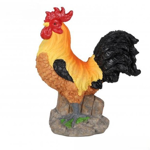 Decorative rooster figurine - decorative,