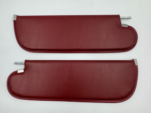Burgundy red claret sunvisor - burgundy,