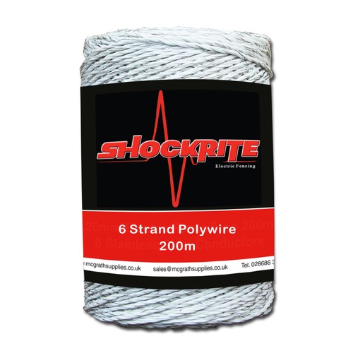 200m 5mm strand - 6-strand, electric