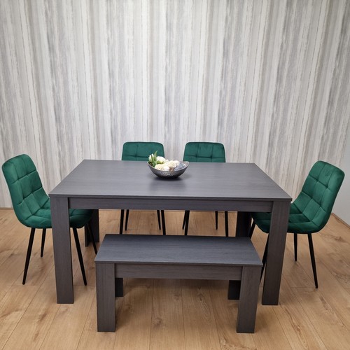 Grey dining table and - table,