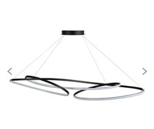heals ribbon XL LED pendant light black rrp629