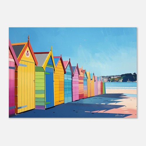 Retro pop art beach - art,,