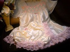 SISSY CREAM SATIN  2 PC SET