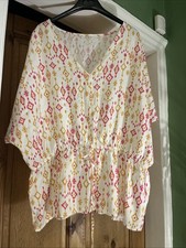 Boho Pink Geometric Kaftan