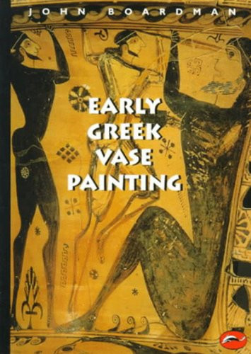 Early greek vase painting - vase,